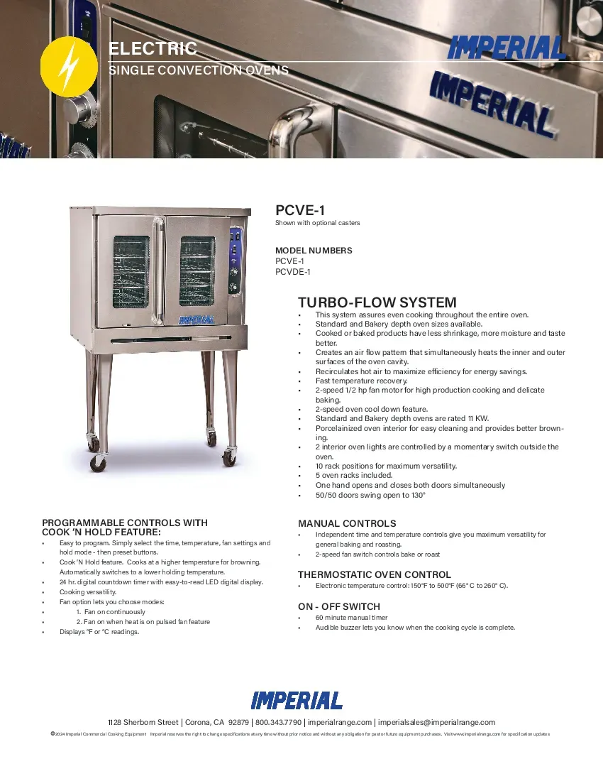 imperial-range-pcve-1-convection-oven-electric-specsheet-260424az3b5f.pdf