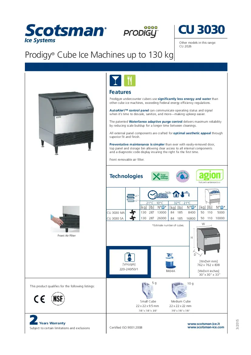 scotsman-cu3030ma-6-ice-maker-with-bin-cube-style-230v-self-contained-specs-260709oo936w.pdf
