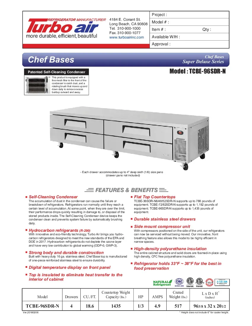 turbo-air-tcbe-96sdr-n-equipment-stand-refrigerated-base-insulated-specshee-260707a7n8vb.pdf