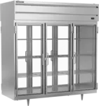Beverage Air , PRD3HC-1BG, Refrigerator, Pass-Thru, Three-Section, Self-Contained, Glass Doors