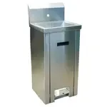 BK Resources BKHS-W-1410-PED, Sink, Hand