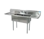 BK Resources BKS-2-1620-12-18T, Sink, (2) Two Compartment