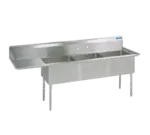 BK Resources BKS-3-1620-12-18L, Sink, (3) Three Compartment