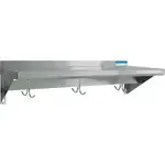 BK Resources , BKWS6-1448-PR, Overshelf, Wall-Mounted with Pot Rack