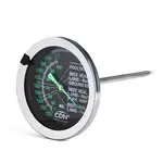 CDN Measurement Tools IRM200-GLOW, Thermometer, Cooking Ovenproof Meat 120 - 200F 2-In Dial 5-In Stem - Glow
