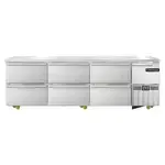 Continental Refrigerator RA93SN-U-D, Base Undercounter Refrigerator, Rehingeable Door, 6 Pan