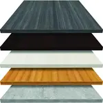 Oak Street 3MM24x24-T2, Table Top, Laminate