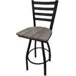 Oak Street , SL2301S-BW, Bar Stool, Swivel, Indoor