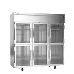 Victory Refrigeration VEFSA-3D-HG-HC, Freezer, Reach-In, Three-Section, Self-Contained, Glass Doors