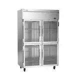 Victory Refrigeration VERSA-2D-HG-HC, Refrigerator, Reach-In, Two-Section, Self-Contained, Glass Doors