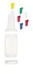 Vollrath 3632, Drink Bar Mix Pourer Complete Unit, Blue, Polypropylene, Made In USA