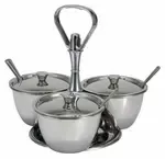 Winco RS-3, Relish Dish, Metal